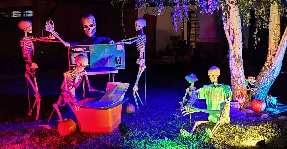 Day 8 – Skellies Building The Big Guy